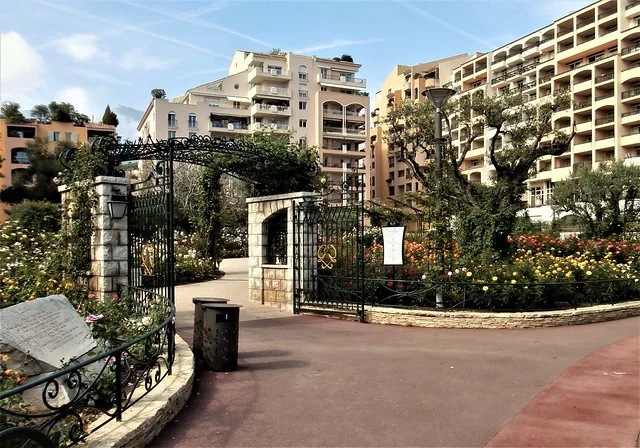Fontvieille Park and Princess Grace Rose Garden